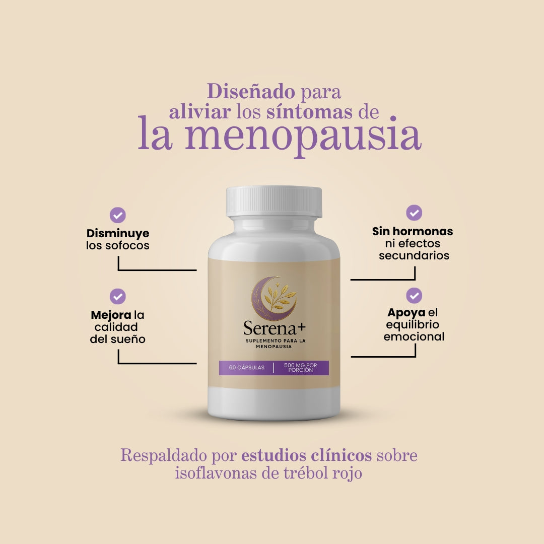 Control Menopausia | Serena+ 60 capsulas | Pago contra entrega