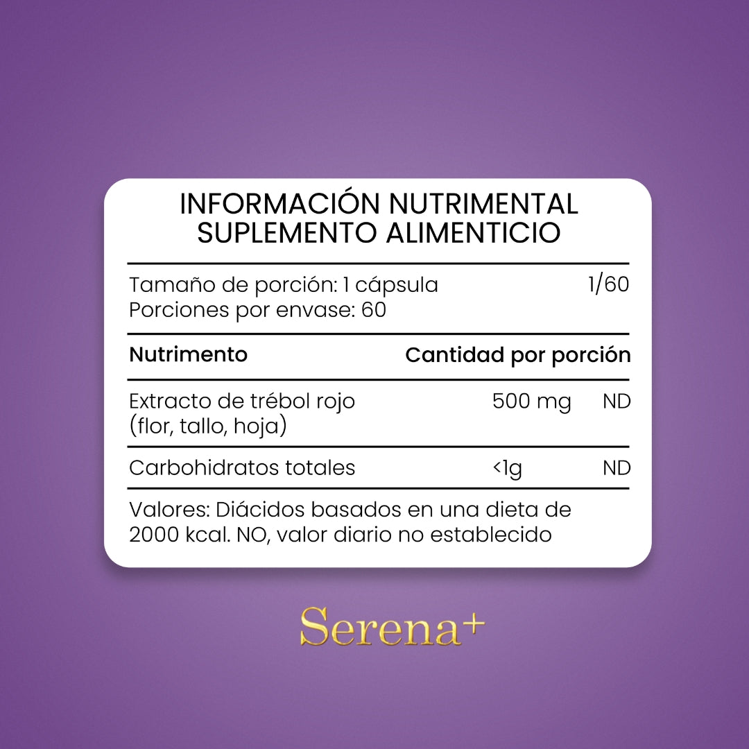 Control Menopausia | Serena+ 60 capsulas | Pago contra entrega