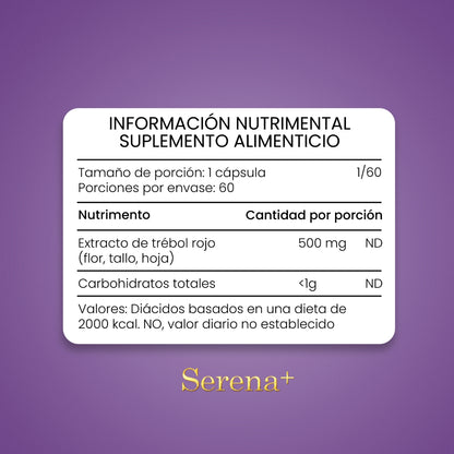 Control Menopausia | Serena+ 60 capsulas | Pago contra entrega