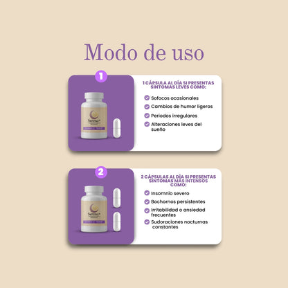 Control Menopausia | Serena+ 60 capsulas | Pago contra entrega